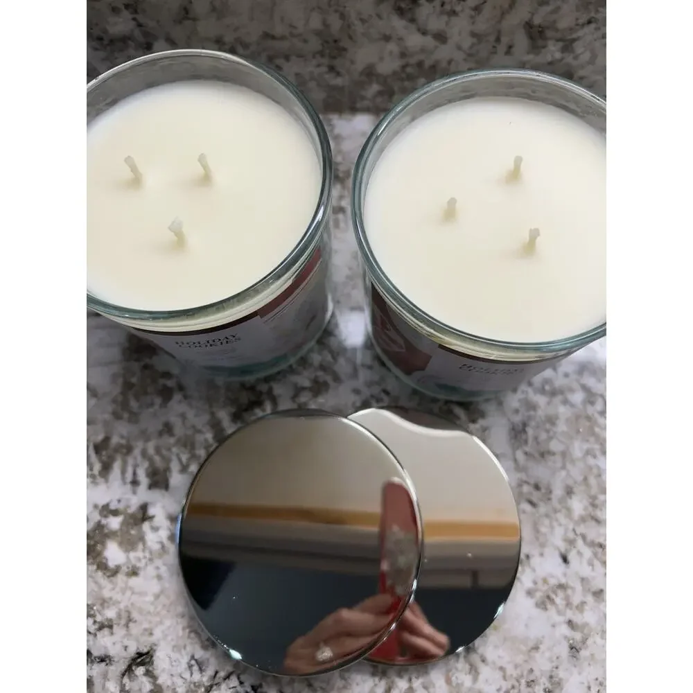 2* Vanilla Scented candles 3-Wick Cookies Holiday 14oz new